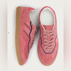 NEW ALOHAS Rife Pink Leather Sneakers EU 38/US 7-7.5